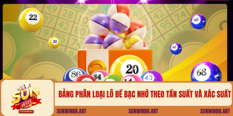 Bảng phân loại lô đề bạc nhớ theo tần suất và xác suất