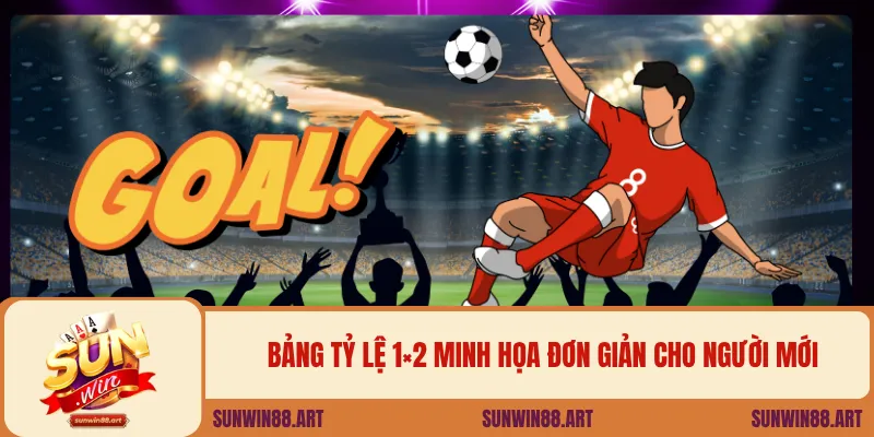 Bảng tỷ lệ 1×2 minh họa đơn giản cho người mới