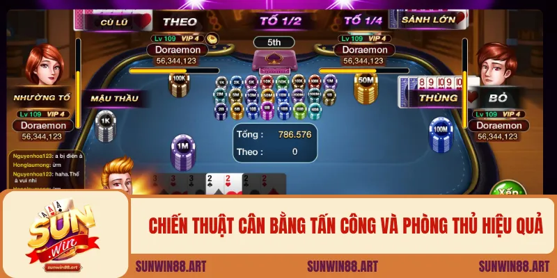 Chiến thuật cân bằng tấn công và phòng thủ hiệu quả